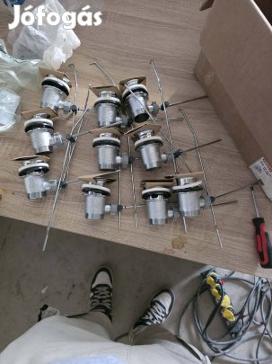 Új lefolyó szelep. 