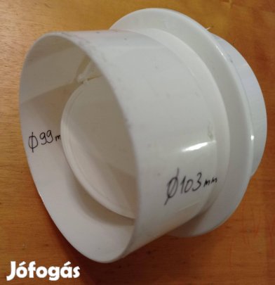Új légtechnika ventilátor műanyag visszacsapó szelep 100mm 99 103
