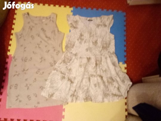 Új len női ruha újszerű nyári egybe ruha 42 44 féláron