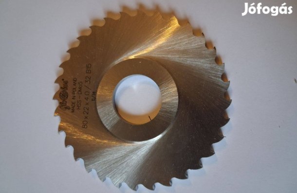 Új lengyel Globus HSS D80x22x4mm Z32 maró eladó