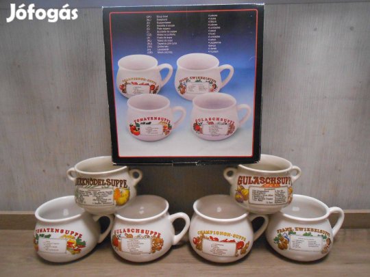 Új leveses tál,tálka,tányér készlet