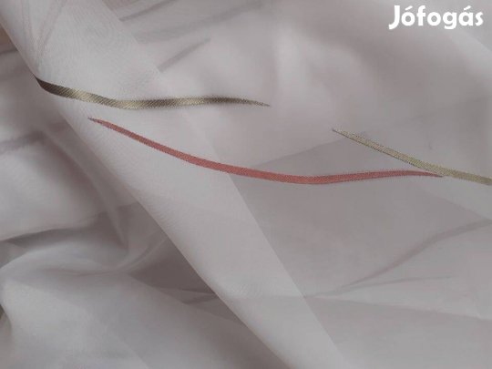 Új lila-zöld hullám mintás új függöny (7,3m x 280cm)