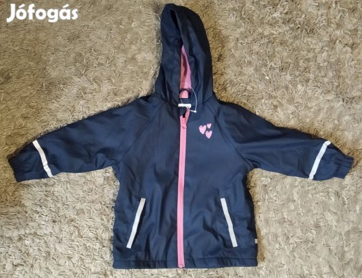 Új lupilu lidl lányka bélelt szivecskés esőkabát 86/92