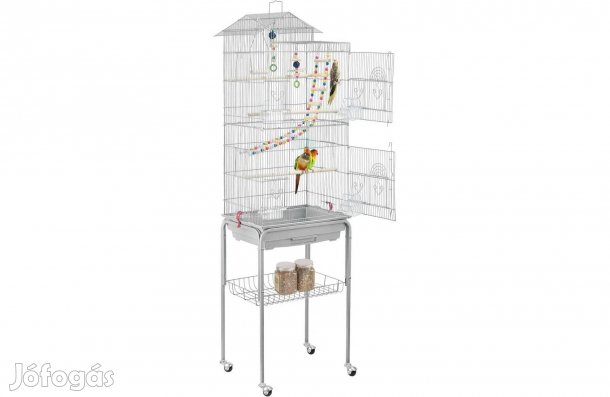 Új madár kalitka tartozékokkal, 160 cm magas papagáj ketrec - Posta is