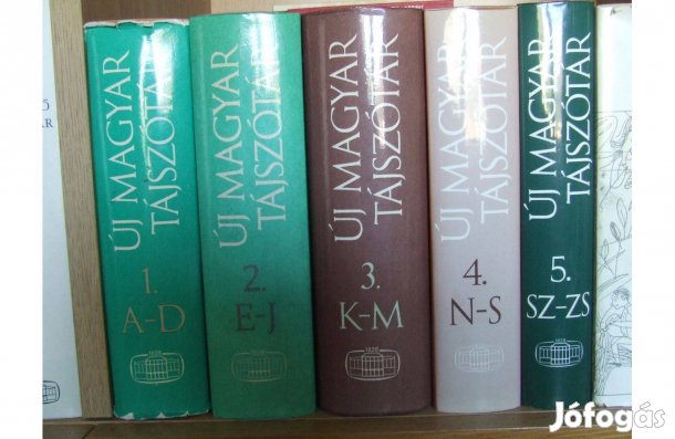 Új magyar tájszótár 1-5. kötet nyelvészet nyelvi