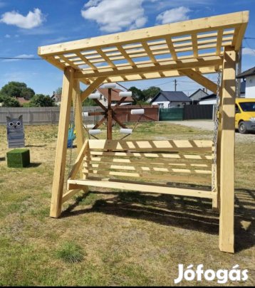 Új masszív fenyő hintaágy