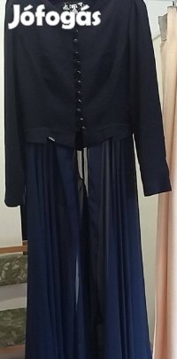 Új maxi áttetsző sötétkék gyönyörűség M