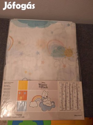 Új micimackós függöny (140 x 245 cm)