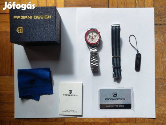 Új minőség Férfi kronográf karóra Pagani Design - Aerospace Moon Luxus