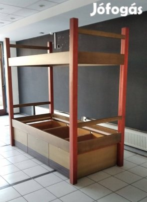 Új minőségi emeletes ágy / tömör bükk / fa
