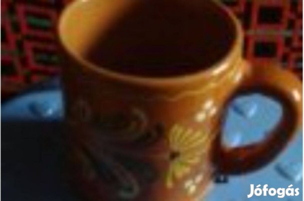 Új mintás kerámia bögre dísz, füles bögre