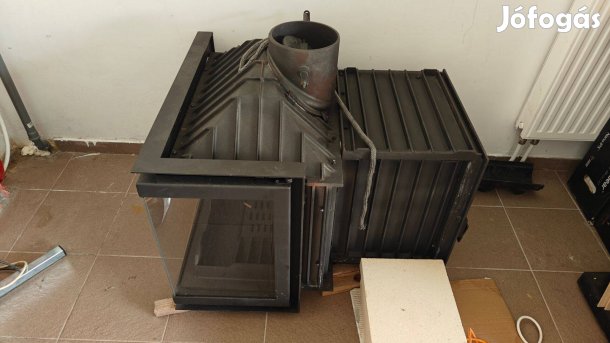 Új modern sarok kandalló betét kályha tűzter