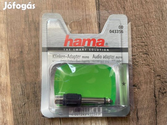 Új mono 6,3 mm jack dugó -> 1 RCA aljzat
