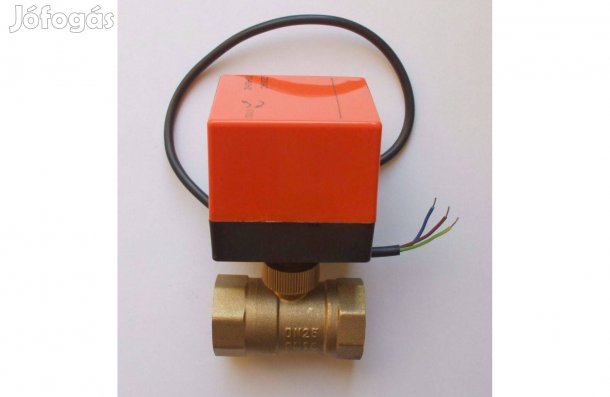 Új motoros szelep 220V 1 col csatlakozás