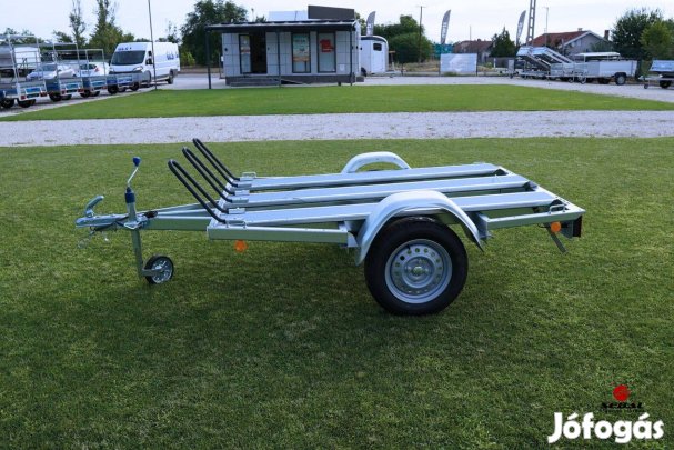 Új motorszállító utánfutó (3 motoros) - akciósan bruttó 429.000 Ft