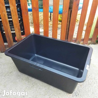 Új műanyag itató láda tároló tartály víz tározó magas ágyás keverő