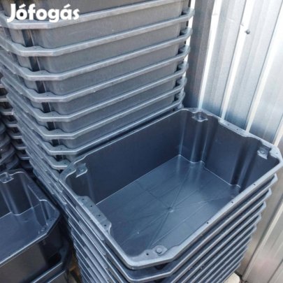 Új műanyag szüretelő láda szerszámos tároló szerszám alkatrész autó