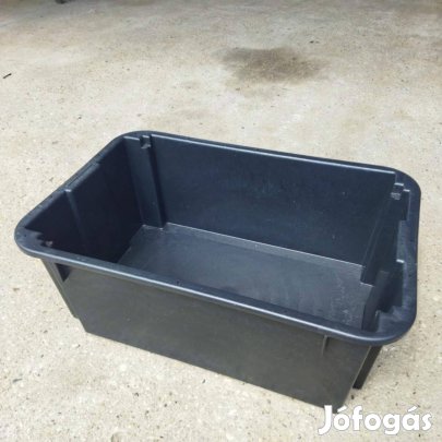 Új műanyag szüretelő láda szerszámos tároló szerszám alkatrész autó