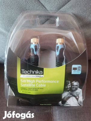 Új nagy teljesítményű műholdas kábel 5 m-es