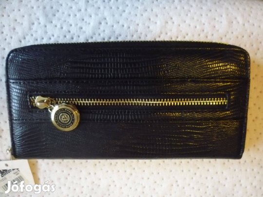 Új nagyméretű Anne Klein fekete színű cipzáras pénztárca