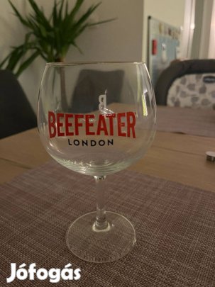 Új nagyméretű beefeater london italos koktélos pohár eladó postával