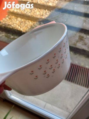 Új nagyobb fehér jénai tál 4 l-es