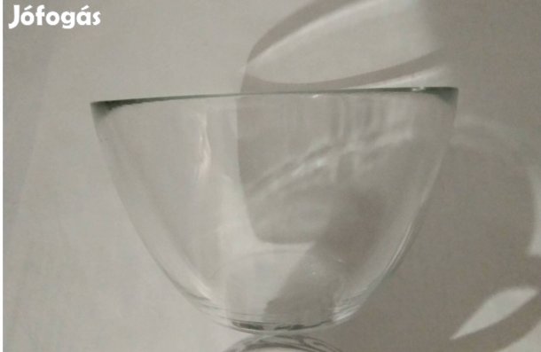 Új nagyobb üveg tál eladó