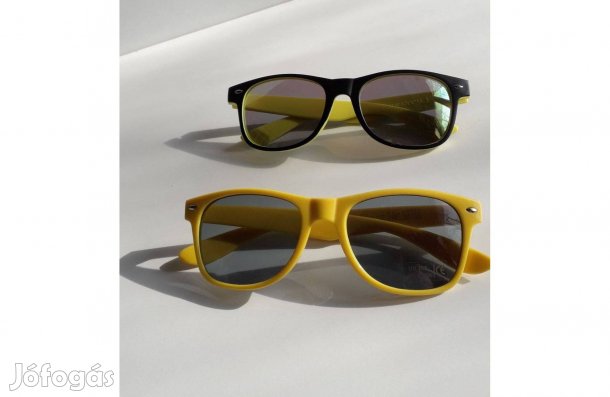Új napszemüveg sárga kerettel UV 400 védelemmel darabár_