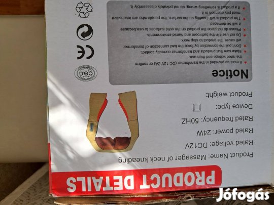 Új,nem használt Massager Of Nect Kneading