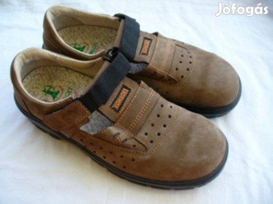 Új német bőr minőségi antisztatikus munkavédelmi szandál 44 , 45