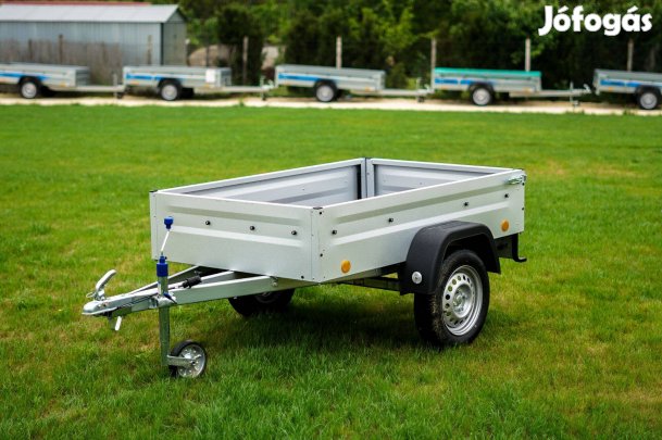 Új német kisméretű utánfutó (173x106cm) 369.000 Ft helyett 339.000 Ft