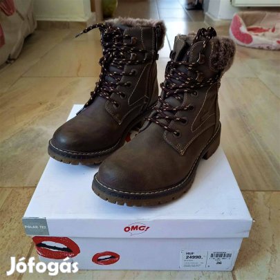 Új női 36os bőr cipő/bakancs humanicos