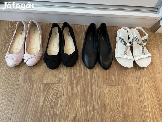 Új női 37-es balerina cipők