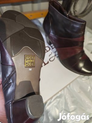 Új női 38as bőr cipő csizma