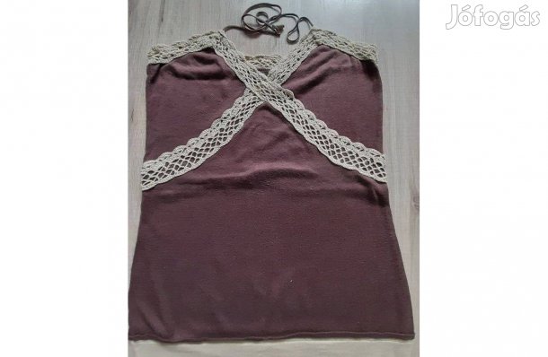 Új női Mango pamut top M-es méret