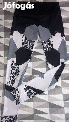 Új női - mintás rugalmas elasztikus L stretch nadrág leggings 