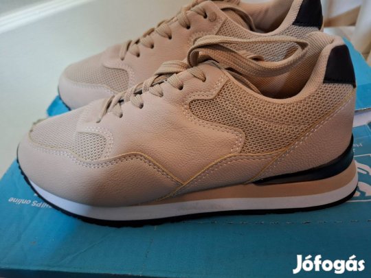 Új!női bézs ,fekete,fehér edzőcipő 36os