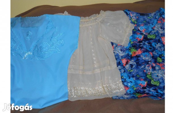 Új női blúz, alkalmi, márkás, hímzett. Nagy méret. Kb: L - XL - es