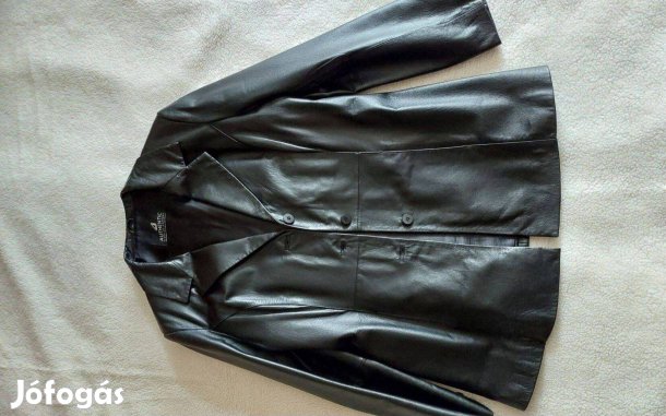 Új női karcsúsított német import bőrkabát eladó