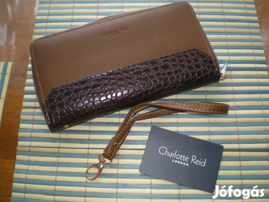 Új női nagy pénztárca clutch kétféle barna színnel