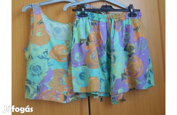Új női nyári rövidnadrág, pántos felsővel. M - es. Divatos, szexi