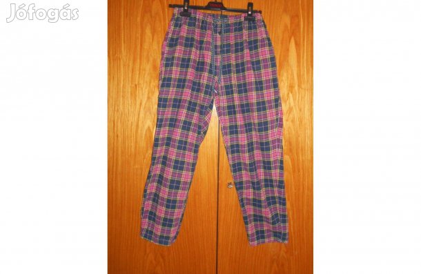 Új női pizsama nadrág, szép, kockás. L- es. Esmara