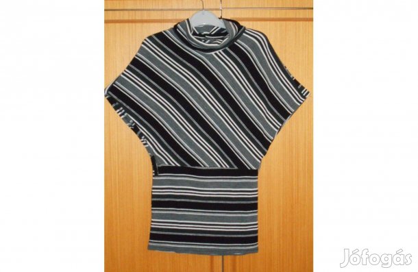 Új női pulóver, hosszított, kötött. Kb: M-es. Szép, nagyon csinos