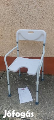 Új összecsukható alumínium zuhanyszék 