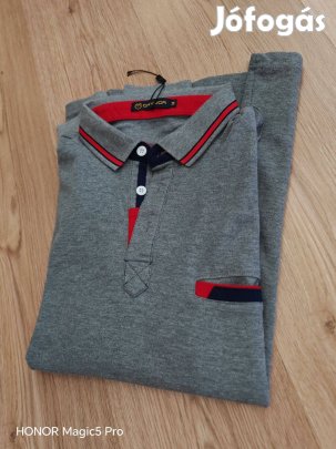 Uj pamut férfi minőségi sportos pulóver M