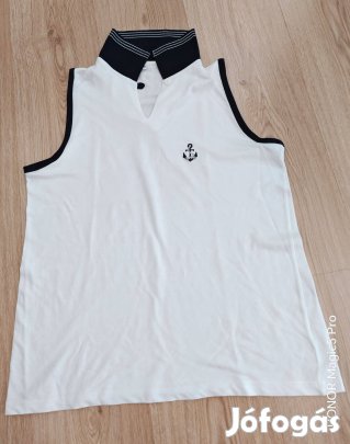 Uj pamut női horgonyos póló