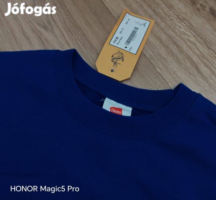 Uj pamut sportos férfi pulóver M