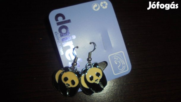 Új panda maci panda macis bizsu fülbevaló