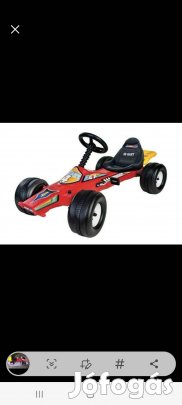 Új pedálos gokart 1 év garanciával 