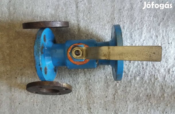 Új peremes 110-es golyósszelep 2 db peremmel eladó!